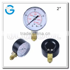 High Quality Vertical Compressor Air Pressure Gauge 50mm 1/4 thumbnail-1