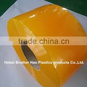 Light Yellow Anti-insect Industry Flexible PVC Strip Door Curtains thumbnail-2