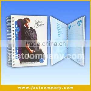 Justin Bieber Gift Diary, Customized Music and Light Notebooks, A5 Size Notebooks thumbnail-6