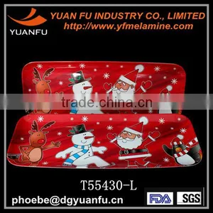 2013 New Design Melamine Christmas Serving Tray thumbnail-1