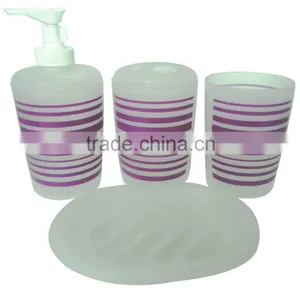 Colourful pp Material Plastic Complete Bathroom Sets thumbnail-1
