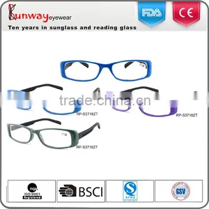 RP-S3718 Fashion Plastic Reading Glasses, New Design Custom Logo Eyewear thumbnail-1