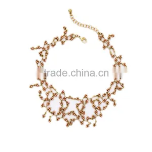 Cheap Wholesale Jewelry 2016 Latest Design Vintage Differant Design Pearl Necklace Small thumbnail-3