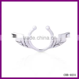Wholesale Antique Angel Wings Personalized Nipple Ring thumbnail-1