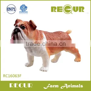 Recur Non-toxic Materials Animal Toys Plastic Bulldog Farm Animals For Kids thumbnail-1