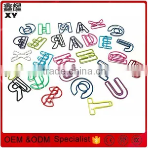 Customer Design Colorful Letter N Shape Paper Clips thumbnail-2