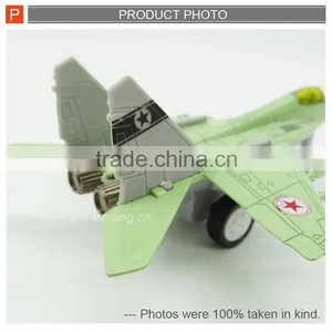 Miniature Pull Back Metal Toy Die Cast Plane With Sound thumbnail-2
