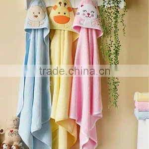 Hot Sale Super Soft 100% Cotton Kids Hooded Baby Bath Towel thumbnail-1