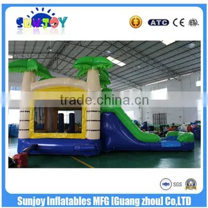 2016 Hot Sale Inflatable Palm Tree Castle Slide High Quality Combo thumbnail-5