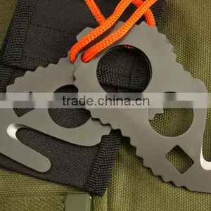 OEM Outdoor Stainless Steel Carabiner For Climbing 01 Lifesaving Tools Card Knife UDTEK00212 thumbnail-1