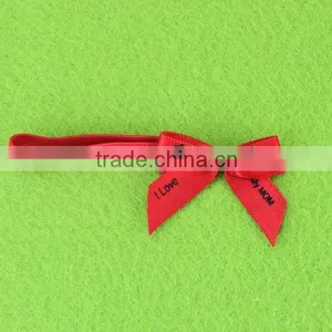 Popular Pre Made Mini Satin Ribbon Bow for Garment thumbnail-1