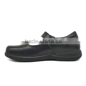 22 Years Manufacturer Fitkids Buckle Black Leather Girls School Shoes With Rubber Sole thumbnail-4
