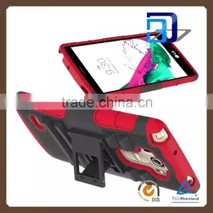 Best Quality Combo Heavy Duty Hybrid Rugged Rubber Belt Case Armor Case For LG G4 Vista Factory Price thumbnail-5