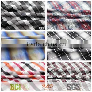 100% Cotton Heavy Weight Plain Gingham Check Plaid Fabric Wholesale thumbnail-1