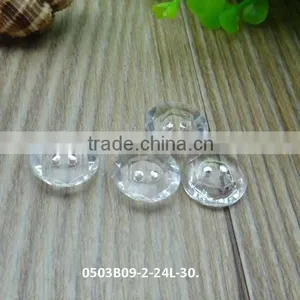 Fashion Style 2 Holes Acrylic Button for Garment thumbnail-1