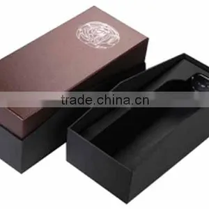 2016 Wholesale Custom Fashion Design Foldable Red Wine Box thumbnail-5