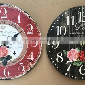 12 Inch European Style MDF Wall Clock thumbnail-4