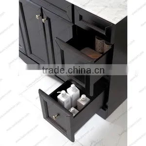 72" Luxury Double Sink Espresso Bathroom Vanity thumbnail-2