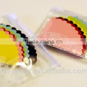 Wholesale Fan-shaped Protective Fancy PU Leather Bookmark for Gift thumbnail-3