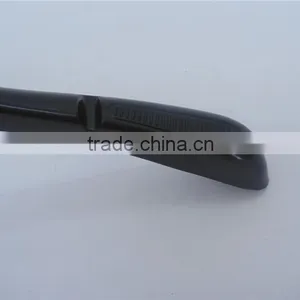 HEAD15 Inch Plastic Hanger Cheap in Blackr and Square Hook for Garment Wholesale thumbnail-2