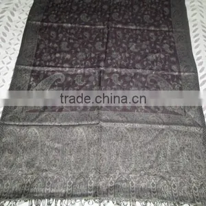 SILK & WOOL STOLE thumbnail-6