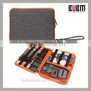 BUBM Travel Essentials Earphone Cables Organizer Nylon Zippered Digital Receiving Bag for Electronic Accessories thumbnail-3