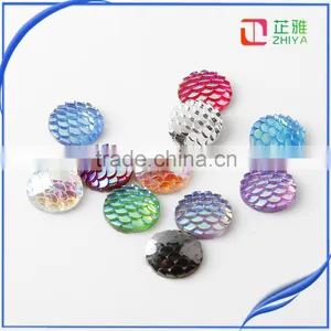 Stock!rhinestone Jewelry Accessories 12mm Flat Back Resin Rhinestone Cabochon thumbnail-1