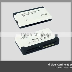 USB 2.0 Multi 6 Slots Card Reader Sim Card Reader(OS-CR113) thumbnail-1