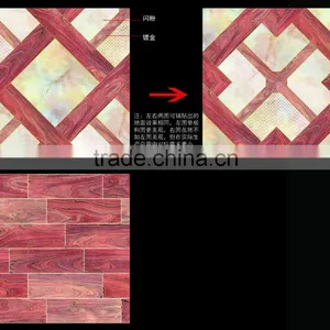 Discontinued Wooden Tile Polished Ceramic Wood Look Floor Tiles thumbnail-2