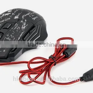 LED Lighting DPI 3D 7 Buttons Computer Notebook Gaming USB Wire Game Mouse thumbnail-6