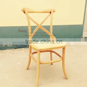 Beech X Back Dining Chair thumbnail-3
