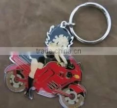 Metal Keychain With Opera Mask Art thumbnail-4