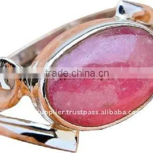 Top Quality Rhodochrosite Jewelry Threader Earrings Gold Solitaire Diamond Rings thumbnail-1