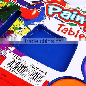 Wholesale 12 Colors Chinese Watercolor Paints Cakes Set for Kids,promotional Powder Paint Watercolor Palette thumbnail-5