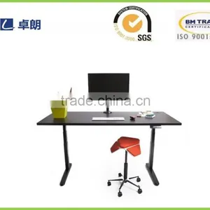 Office Sit to Stand Desk With Two Legs thumbnail-1