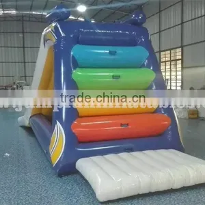 Adults Freefall Water Slider on Floating Aqua Park Large Inflatable Water Play Park thumbnail-4