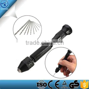 Precision Pin Vise Model Hand Drill Set With Twist Drill Bits Set of 11 thumbnail-1