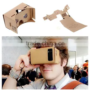 OEM 3D Cardboard Virtual Reality Glasses for Smartphones thumbnail-1