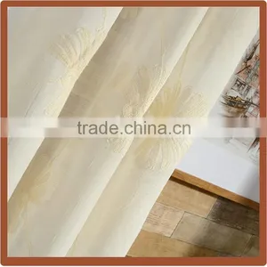 Embroidered Sheer Cotton Fabric for Curtain Cortinas for Home thumbnail-5