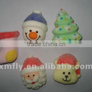 Christmas Decoration Shape Fruit Flavour Santa Clause Marshmallow thumbnail-1