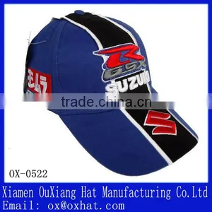 High Quality Customised 3D Embroidery Two Color 6 Panel F1 Racing Hats thumbnail-1