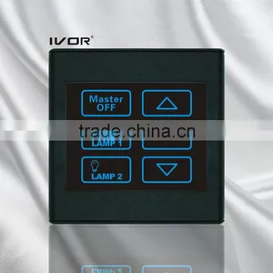 2 Gangs Lighting 1 Gang Dimmer With Master Piano Black (SK-T2300L2D1-M-PBK) thumbnail-1