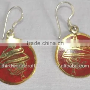 Brass Earrings thumbnail-5
