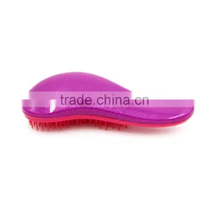 Hot Selling Portable Mini Cheap Hair Brush /purple Detangling Hair Brush thumbnail-1