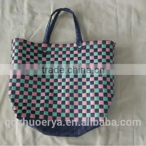Stock Bag Big Cheap Polyester PP Woven Handbag Shopping Basket thumbnail-1