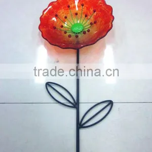 Flower Garden Stake Glowing in the Dark, Flower Garden Decor thumbnail-1