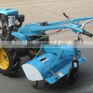 Farming TILLER With Plough WALKING TRACTOR thumbnail-1
