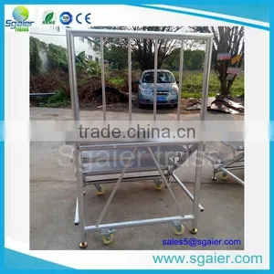 Folding Aluminium Easy Move Choral Stage With Wheels thumbnail-4