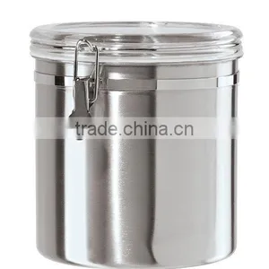 Coffee Canister With Stainless Steel Scoop Set thumbnail-1