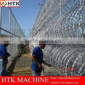 Cross Type Razor Barbed Wire Machine/Concertina Razor Barbed Wire/Razor Wire Fence Making Machine thumbnail-6